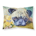 thumbnail image 1 of Carolines Treasures 7423PILLOWCASE Pug Bunny Rabbit Fabric Standard Pillowcase, 1 of 2