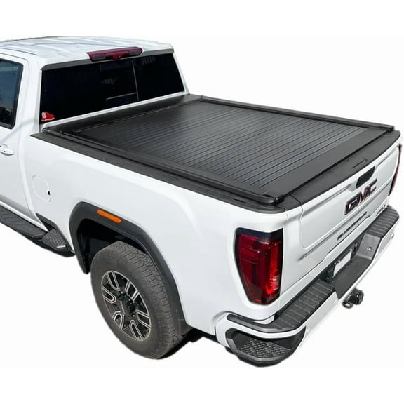 Syneticusa AR Hard Aluminum Retractable Truck Bed Tonneau Cover for 2020-2025 Silverado/Sierra 6’8” Bed
