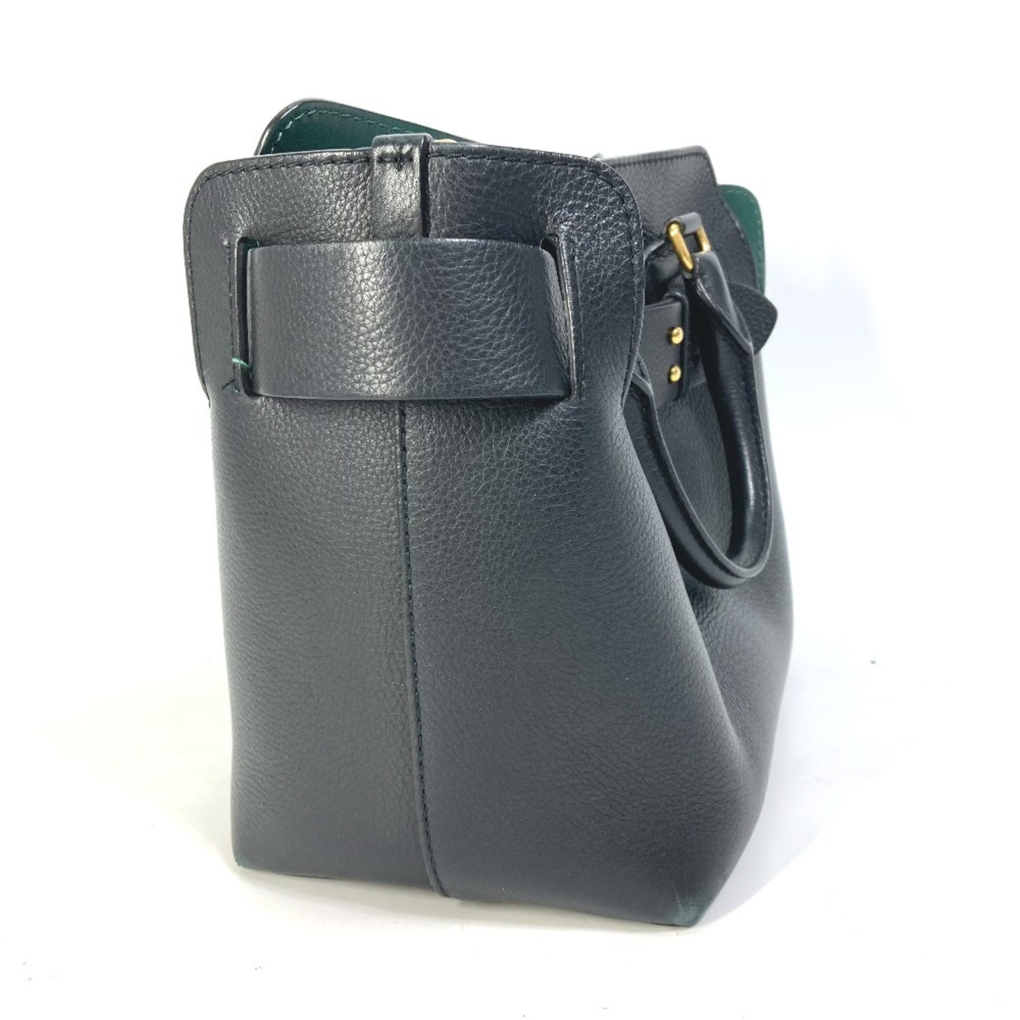 BURBERRY 4076733 Handbag Logo Belt Bag 2-Way Shoulder Leather Women\'s Black BURBERRY 4076733 Handbag Logo Belt Bag 2-Way Shoulder  main image 4