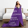 thumbnail image 3 of LHSHID Religious Gifts for Women Catholic Bible Verse Blanket Flannel Soft and Comfortable Anti static Bed Sofa Blanket 30x40in, 3 of 6