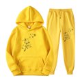 thumbnail image 1 of Bowake Womens Sweatsuits Fall 2 Piece Floral Printed Outfits Long Sleeve Pullover Sweatshirt and Sweatpants Tracksuits, 1 of 3