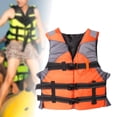 thumbnail image 1 of DYNWAVECA Life Jacket Adjustable Straps Adult Life Vest for Kayaking Canoeing Boating XXL Orange, 1 of 10