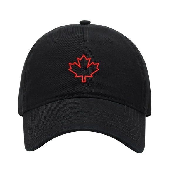 Baseball Cap Embroidered Hat for Canadian Maple Leaf Men's Adjustable Cotton Unisex Embroidery Baseball Caps
