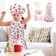 thumbnail image 4 of Ganfancp Niños de Cocina y Hornear Set de Disfraces de Cocina Pretend Role Play Kit Delantal Sombrero Liquidación 1X Casa de Juegos Infantil Juego de Cocina, 4 of 4