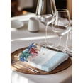 thumbnail image 6 of Sky Blue Ocean Starfish Cloth Napkins Set of 6 Reusable Dinner Napkins, Summer Coastal Coral Conch Cocktail Napkin Washable Table Napkins for Wedding/Holiday Party/Baby Shower 20"x20", 6 of 7