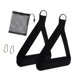 thumbnail image 4 of 2 piezas de banda de resistencia de agarre de entrenamiento, correa de nailon, accesorios de entrenamiento con broche Negro, 4 of 9