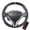 Red Thread, variant on Blue Thread Carbon Fiber Steering Wheel Cover for Honda Civic 8 2005-2011 Old Civic Type R 2004-2011 (3-Spoke) Leather Interior Accessories