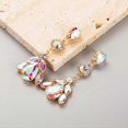 thumbnail image 4 of Vintage Crystals Pendant Earring All-match Long Tassel Statement Earring for Bride, 4 of 4