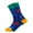 Blue, variant on DQRPSEETB Mid-Length Socks Men's Damp Snowflake Socks Socks Middle Winter Socks Cotton Santa Autumn Men's Socks for Christmas Sorts Socks Gray