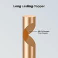 thumbnail image 5 of GearIT 16/2 Speaker Wire (500 Feet) 16AWG Gauge - Outdoor Direct Burial in Ground / in Wall / CL3 CL2 Rated / 2 Conductors - OFC Oxygen-Free Copper, Black 500ft, 5 of 8