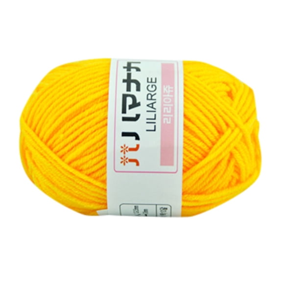 Winty Acrylic Yarn,Crochet & Knitting Yarn for Beginners with Easy-To-See Stitches,1Pc Chunky Colorful Hand Knitting Milk Cotton Knitting Crochet Blended Cotton