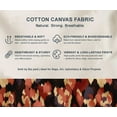 thumbnail image 5 of Soimoi 100% Cotton Canvas Fabric - Watercolor Print, Black | 56" Wide | Sold by The Yard | Medium Weight Upholstery Fabric for Home Dcor, Bags & DIY Projects, 5 of 7