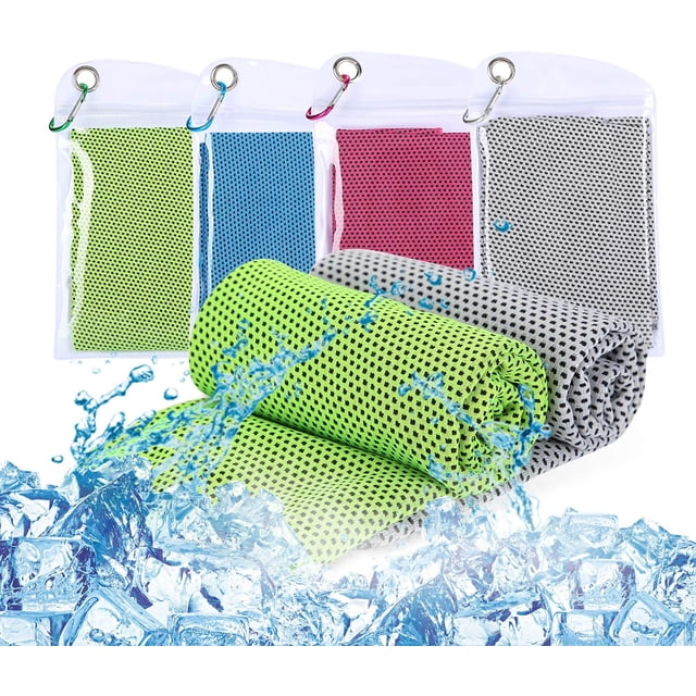 Serviette Rafraîchissante pour Sports et Entraînement Physique, Serviette en Microfibre/serviette Rafraîchissante comme Serviette Rafraîchissante pour Course, Randonnée, Voyage et Yoga, Serviette Rafraîchissante