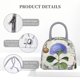 thumbnail image 4 of Disketp Vintage Flower Bolsa Térmica para Almuerzo, Lonchera con Abertura Amplia y Gran Capacidad, Organizador Reutilizable para Mujeres, Hombres y Adultos, 4 of 6