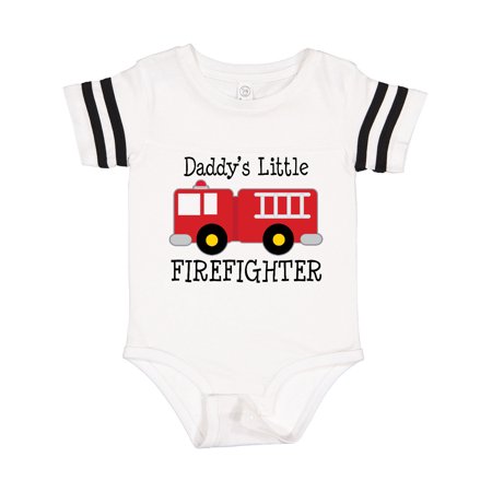 

Inktastic Daddy s Little Firefighter Gift Baby Boy or Baby Girl Bodysuit
