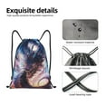 thumbnail image 3 of Yiaed Urban Style Colorful Dragon Print Drawstring Bags Drawstring Backpack Bulk String Back Pack Gym Sport Bag-Medium, 3 of 5