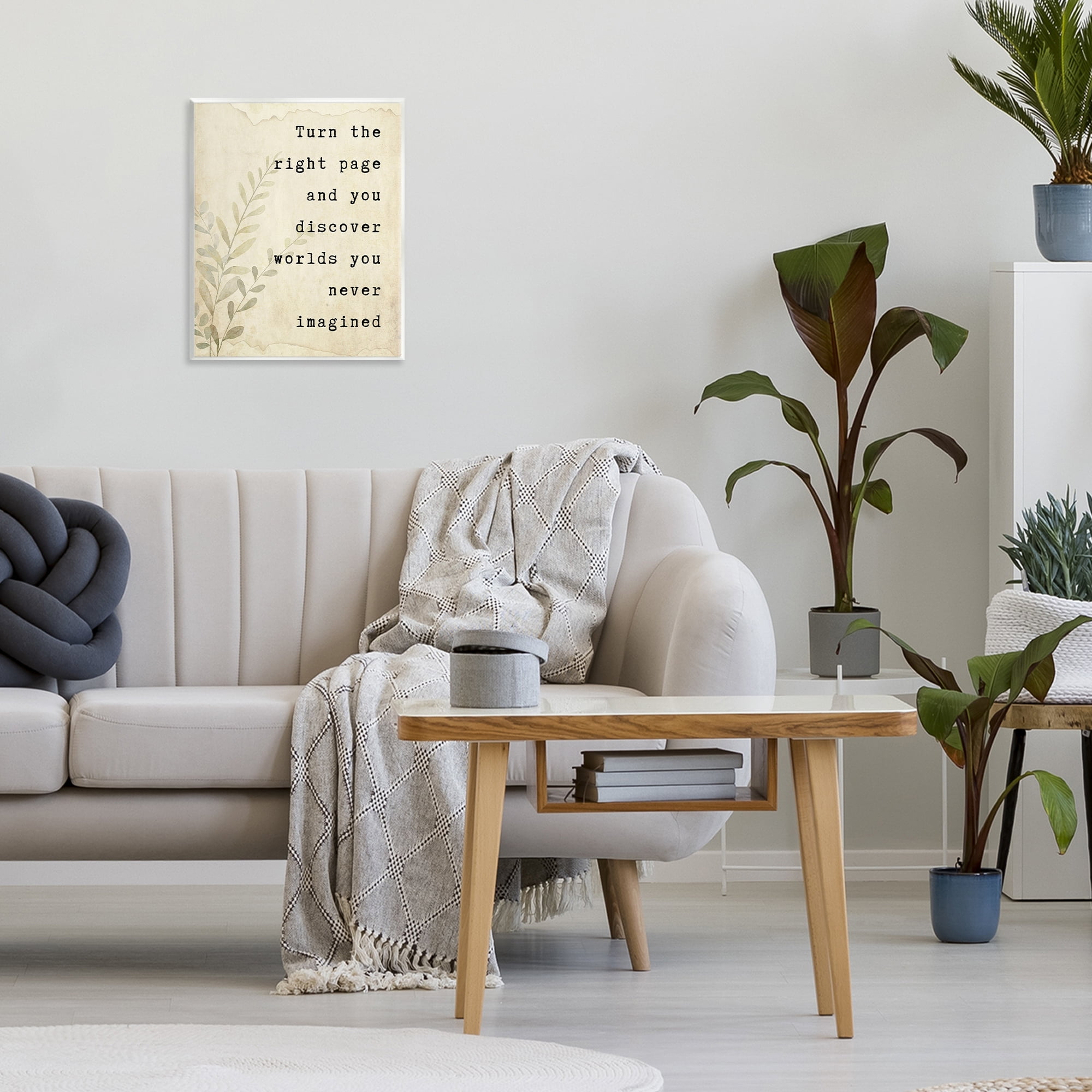 Stupell Industries Literary Wonders Quote Wall Plaque Art, design by Julia Frost