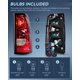 thumbnail image 2 of Nilight Conjunto de luces traseras para Chevy Silverado 1500 1500HD 2500 2500HD 3500 2007 Chevy Silverado 1500 2500 3500 Classic OE estilo lámpara trasera con arnés de bombilla 2 años de garantía, 2 of 5