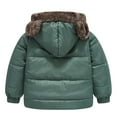 thumbnail image 6 of Mercatoo Buckle Me Baby Coat Children Solid Color Ears Cute Pocket Short Cotton Padded Children's Coat, 6 of 9