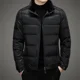 thumbnail image 2 of Ropa de diseñador para hombre, chaqueta de plumón ultraligera, chaquetas ligeras acolchadas con cuello alto para hombre, abrigo de invierno con relleno de plumón de pato para hombre, 2 of 5