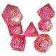 thumbnail image 2 of Juego de 7 dados poliédricos para juegos de rol, D&amp;D, juegos de mesa, RPG Púrpura, 2 of 9