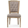 thumbnail image 2 of Baxton Studio Estelle Chic Rustic French Country Cottage Dining Chair, Beige (Set of 1), 2 of 7