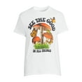 thumbnail image 4 of See the Good in All Things Mushroom Men's Graphic Tee with Short Sleeves, Sizes S-3XL, 4 of 6