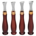 thumbnail image 2 of Biselador de bordes de cuero ANGGREK kit de trabajo de recorte profesional 4 piezas de madera, 2 of 8