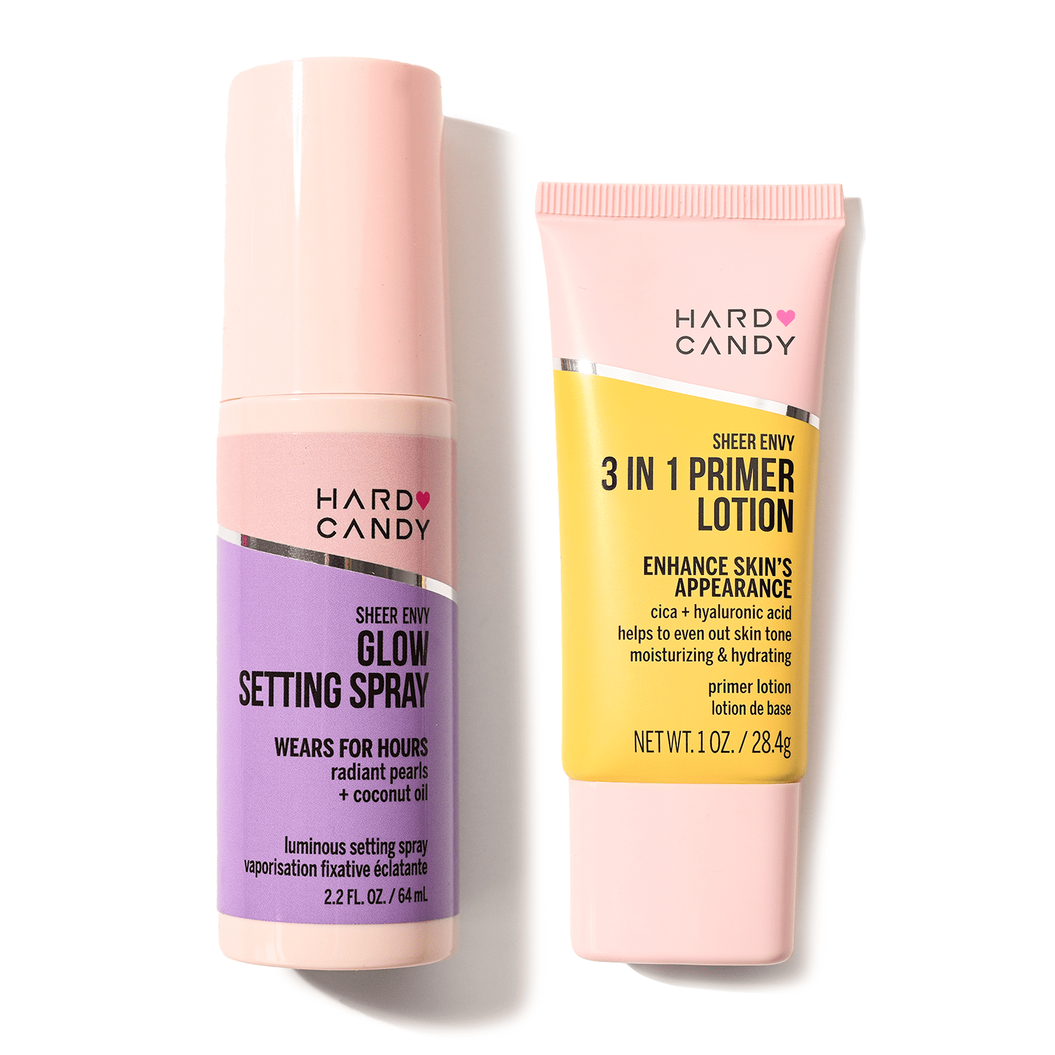 Hard Candy Glow Setting Spray, Illuminating Makeup Lock with 12-Hour Wear