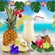 thumbnail image 2 of 60 Piezas De Decoración De Fiesta Tropical, Hojas De Palma Tropicales, Flores De Hibisco, Simulación De Hojas Artificiales Para Fiesta Hawaiana Luau Safari, Selva, Playa, Barbacoa, Decoración De Mesa, 2 of 5