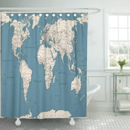 Shower Curtain Curtains Sets With Hooks, Beige Blue Green Shower Curtain Hooks