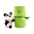 thumbnail image 4 of Tubo de bambú perfke juguete de peluche Panda almohada de felpa, 4 of 9