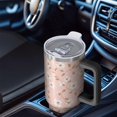 thumbnail image 6 of 40oz Pioneer Flower Floral Print Pattern Insulated Tumbler with Handle, BPA-Free Leak Proof Lid and Straws, Double Wall Vacuum, Hot 12h/Cold 34h, 6 of 6