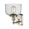 thumbnail image 2 of 916-1W-SN-G72-Innovations Lighting-Bell - 1 Light Wall Sconce In Industrial Style-13 Inches Tall and 8 Inches Wide-Brushed Satin Nickel Finish-Clear, 2 of 7