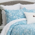 thumbnail image 2 of Jamaican Breeze Blue Floral King 3 Piece Quilt Set, 2 of 5