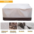 thumbnail image 6 of HOOOWOOO Outdoor Patio cover for 2 chairs water resistant outdoor furniture cover for chairs, 6 of 15