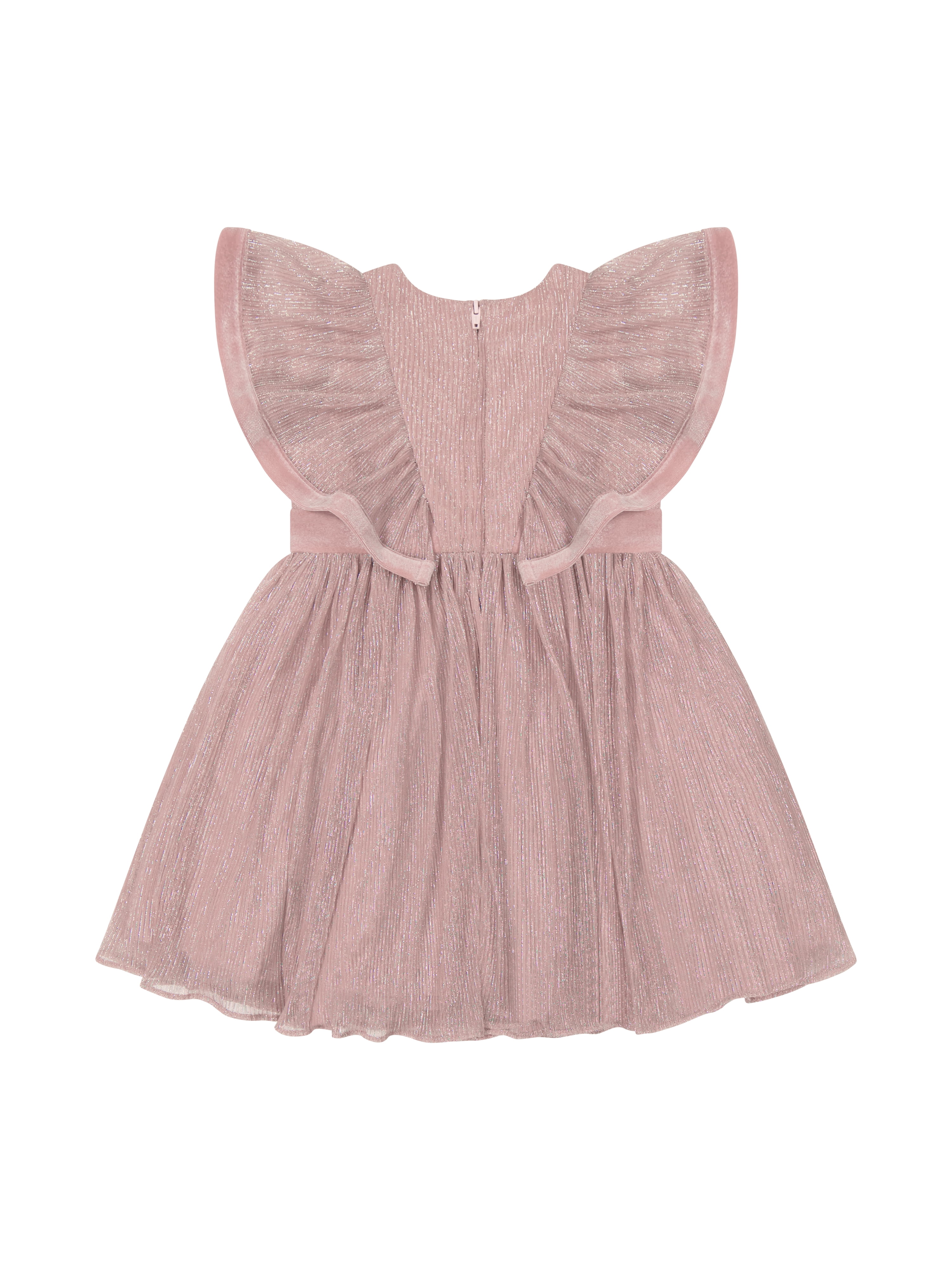 Kensie Girl Metallic Pleated Dress, Sizes 12 Months-3T