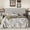 Gray, variant on Frostbloom Queen Size Platform Bed Frame with Velvet Upholstered Headboard, Off White