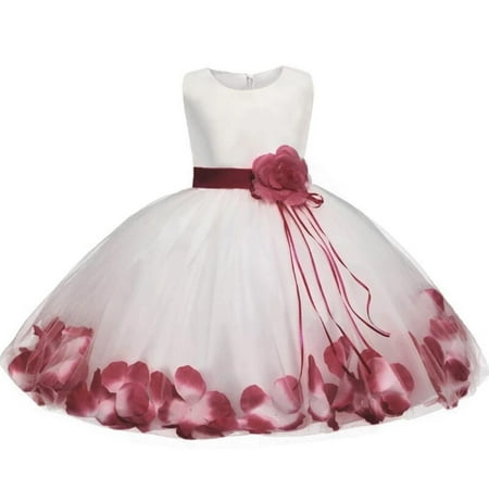 Flower Petal Baby Girl Wedding Bridal Dress Newborn Infant Baby Clothing Walmart Canada Flower Petal Baby Girl Wedding Bridal Dress Newborn Infant Baby Clothing Walmart Canada