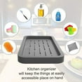 thumbnail image 7 of Sponges Holder - Kitchen Sink Organizer Silicone Tray for Sponge, Soap Dispenser, Scrubber, and Other Dishwashing Accessories, 7 of 7