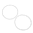 thumbnail image 1 of SOPOTUTU 2Pcs Universal White Silicone Gasket Replacement for Ice Cream Maker Parts Leak Proof, 1 of 8