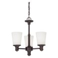 thumbnail image 2 of Millennium Lighting 17.75" 3-light Metal Chandelier in Rubbed Bronze, 2 of 3