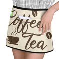 thumbnail image 2 of Men Women Aprons with Pockets Work Waist Apron Coffee Tea Half Apron, 2 of 6