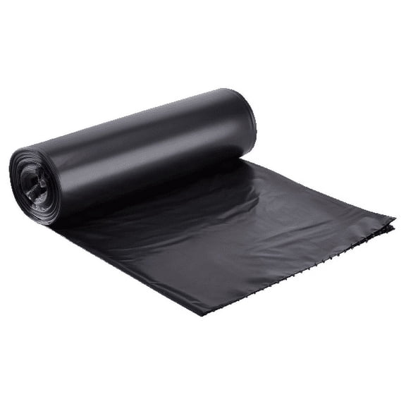 Karat 55-60 Gallon Trash Bags | 1.5 Mil | Black Heavy Duty Garbage Can Liners | (38" x 58") 100 ct
