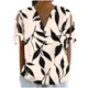 thumbnail image 1 of Vestidos Casuales Para Mujer, Blusas De Mujer De Moda Camiseta holgada de manga corta con cuello en V, botones y estampado sin posicionamiento para mujer, estilo informal y de moda, 1 of 7