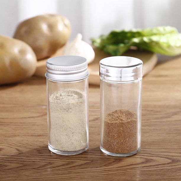Salière Bouteille de Condiments de Pot d'épices avec Couvercle pour Outil de Café d'épices de Cuisine(L) Saupoudreuses en Acier Inoxydable Jars and Storage Jars and Storage Salière Bouteille de Condiments de Pot d'épices avec Couvercle pour Outil de Café d'épices de Cuisine(L) Saupoudreuses en Acier Inoxydable Jars and Storage Jars and Storage
