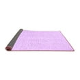 thumbnail image 2 of Ahgly Company Indoor Square Solid Purple Modern Area Rugs, 4' Square, 2 of 4