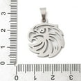 thumbnail image 3 of 20pcs 201 Stainless Steel Pendants Eagle Charm Laser Cut Stainless Steel color 23.5x21x1mm Hole: 7x3.5mm, 3 of 3