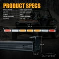 thumbnail image 7 of Xprite USA UTV-RSL-G6-RBYBR LZ Series 30 in. Offroad Rear Chase COB LED Strobe Light Bar - RBYBR, 7 of 7