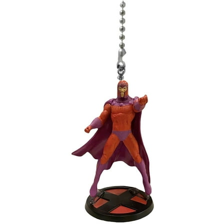 Magneto X Men 3” Fan Lamp Light Pull Chain PVC Figure Figurine New
